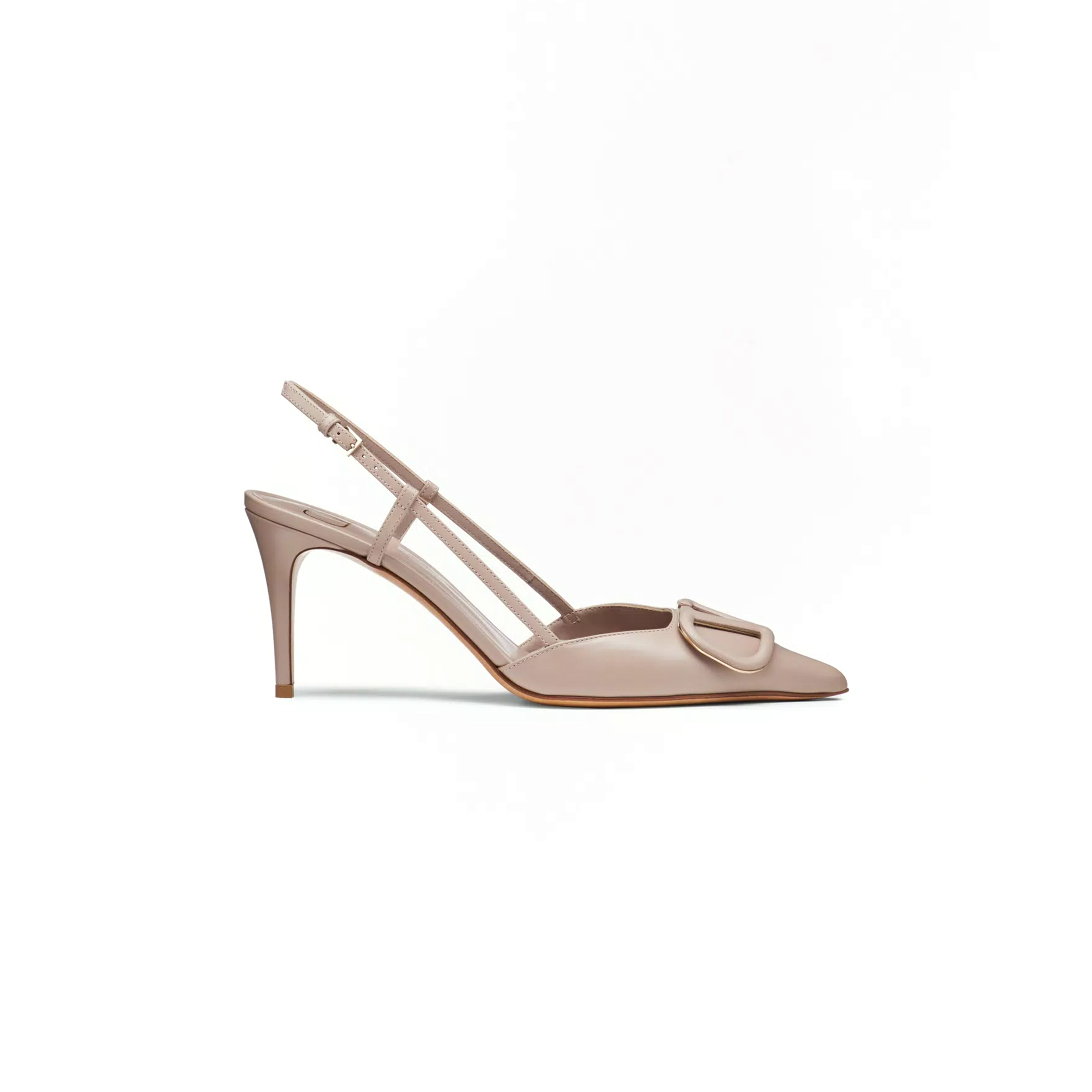 VALENTINO VLOGO SIGNATURE CALFSKIN SLINGBACK PUMP 80MM 3.15IN 5W2S0R01MZF_P45